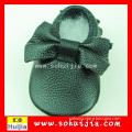 2015 hot sale new born China manufacture black flat soft baby shoes 2015 with girl
